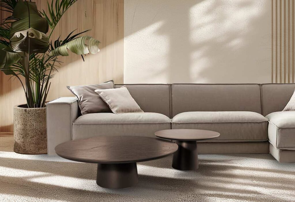 Σετ Ξύλινο Τραπεζάκι Σαλονιού GKMOBILI